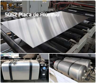 5052 Placa de Aluminio para Camión Cisterna