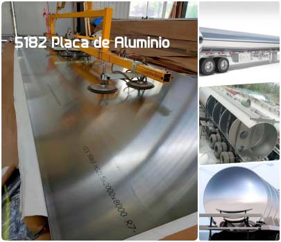 5083 Placa de Aluminio para Camión Cisterna