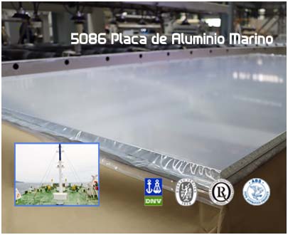 5086 Placa lámina de aluminio marino