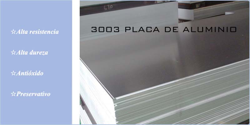 3003 placa de aluminio