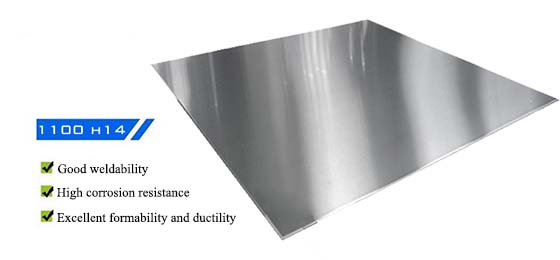 features of aluminum 1100 H14