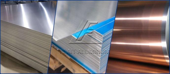 placas de aluminio