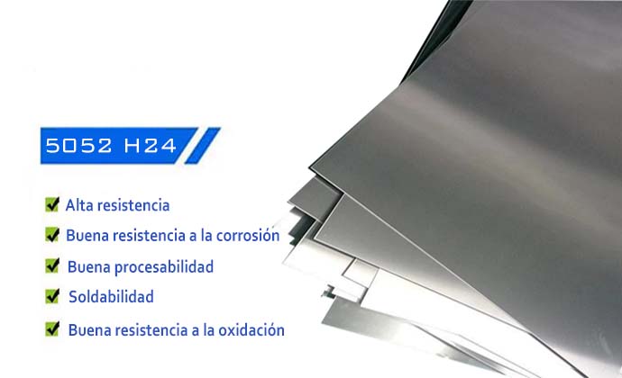 lámina de aluminio 5052 H24