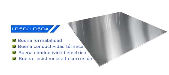 1050 1050A chapa de aluminio