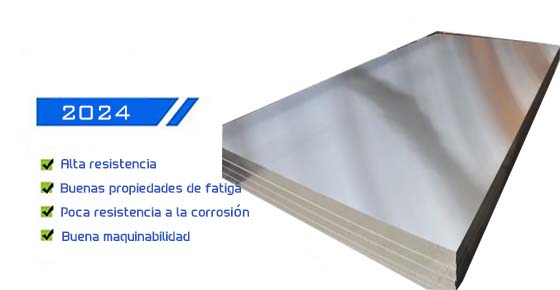 2024 lámina de aluminio