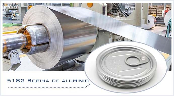 Bobina de aluminio 5182 H19